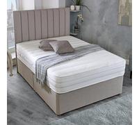 Divan Base Direct Shire Solaris Antila 2000 Pocket Sprung Divan Bed Set 3Ft Single 2 Drawers Side- Wool Bronze
