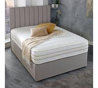 Divan Base Direct Shire Solaris Hydra 1500 Pocket Sprung Divan Bed Set 3Ft Single 2 Drawers Side- Wool Bronze