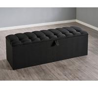 Divan Base Direct Sirius Ottoman Storage Box 3Ft Single - Lino Black