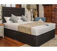 Divan Base Direct Venice Comfort Care Sprung Divan Bed Set 2Ft6 Small Single 2 Drawers Side - Naples Slate