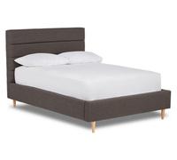 Divan Base Direct Viva Paneled Fabric Bed Bed Base Only 4Ft6 Double- Opera Iron