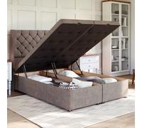 Divan Base Direct Wool Bronze Ottoman Divan 3Ft Single End Lift Ottoman