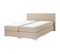 Beliani Divan Bed Fabric PRESIDENT 160 x 200 cm (EU King Size) Beige