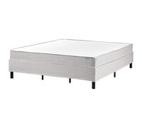 Divan Bed without Headboard Fabric COUNTESS 180 x 200 cm (EU Super King) Light Grey