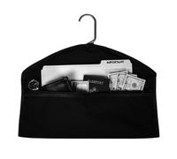 divarsion Hanger Fireproof Safe - Hidden Compartment Security Bag, 44.5*32cm Personal Valuables Organizer | Water Resistant Zipper Pouch with Hanging Strap Concealed Storage Solution for Home Travel