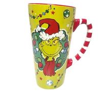 DIVAS SPIRITUAL 3D Novelty Coffee Mugs, Ceramic Mug Fun & Quirky Styles, Stitch, Toilet, Unicorn, Reindeer, Cowboy Shoe, Grinch, Santa,Love Potion (Grinch)
