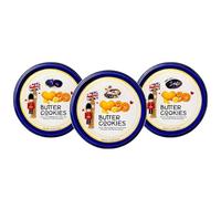 DIVAS SPIRITUAL Butter Cookies 3 Pack (3 x 113g) - Delicious Traditional British Butter Cookies in Classic Tins - Perfect for Gifting, Snacking & Tea Time