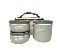DIVAS SPIRITUAL Insulated Lunch Box with Cutlery Set - Ideal for Keeping Meals Fresh, Perfect for Work, School, and Picnics. Convenient and Stylish for On-The-Go Dining (Green)