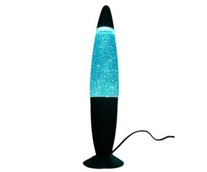 DIVAS SPIRITUAL Linx Glitter Lava Lamp: Mesmerizing Liquid Motion Lamp with Glitter for Home Decor (Blue)