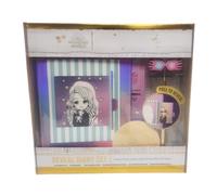 DIVAS SPIRITUAL Reveal Diary Set with Stickers, Sticky Notes and Pen with Topper, Pull-to-Reveal Secret Stationery Gift for Kids