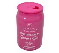 Divas Spiritual Rhubarb & Ginger Gin Scented Candle - 12.5 cm Height, 8 cm Width, Premium Fragrance, Perfect for Relaxation, Home Decor & Gift Giving