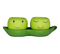 Divas World Cement Pea Planter Pot Ideal for Home Gardening 24.4 x 9.6 x 8.6cm