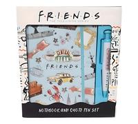 Divas World Friends Themed Notebook and Quote Pen Set for Fans Classic Central Perk Design Collectible Writing Gear
