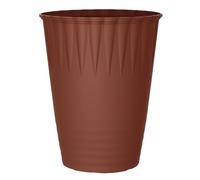 Divas World Large Outdoor Garden Planter Pot 35cm Tall Terracotta Look Round Plant Container Lightweight Durable Plastic 23.2 Litre Capacity for Flowers Shrubs Herbs Trees - Weather Resistant (1)