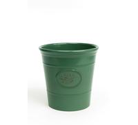 Divas World Outdoor Indoor Plant Pots Gloss Finish Flower Pot Decorative Planter Embossed Bee and Olive Frost Proof Glossy Effect Home Patio Garden (Olive Planter (green), 23 cms)