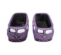 Divas World Retro Bus Shaped Succulent Planter Creative Mini bus Garden Patio Indoor & Outdoor Decor in Purple & Yellow for Small Plants Cactus (Purple- Pack of 2 Bus Planter, One Size)