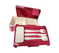 Divas World Reusable BPA Free Lunch Box with Multi Compartment Design 1450ml Insulated Food Storage Container for Kids & Adults Leak Proof Microwave & Dishwasher Safe (Pink Lunch Box, One Size)