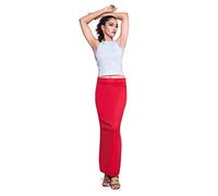 Divas World Women's Long Skirt Petticoat Saree Shapewear High Waist Underskirt Summer Comfortable Maxi Girls Ladies Gypsy Midi Casual Fashionable Great Gift (as8, Alpha, x_l, Regular, Regular, Red)