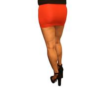 Divas World Women's Sexy Micro Mini Skirt, Just Short Fitted High Waist Bodycon, Sizes 6-24 (UK, Alpha, L, Regular, Regular, Red)