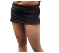 Divas World Women's Short High Waist Black Micro Mini Skirt 8'' Party Club Bodycon (UK (6-8))