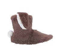 Divaz Flopsy Kids Knitted Bootie Childrens | Slippers | Taupe | UK Size 28-30