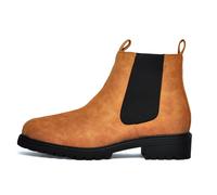 Divaz Luxe Womens Chelsea Fashion Boots | Boots | Tuscany Tan / Black | UK Size 7