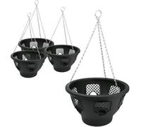 Divchi 12 Inch Indoor Outdoor Balcony Patio Hanging Basket Set Of 4