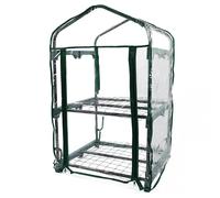DIVCHI 2 Tier Greenhouse for Indoor & Outdoor Use | Durable Steel Frame | Clear PVC Cover | Ideal for Growing Vegetables, Flowers, Herbs, and Seedlings