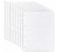DIVCHI 200 Pcs A4 Clear Plastic Punched Punch Pockets for Folders Filing Wallets Sleeves (Pack of 2)