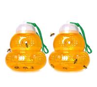 DIVCHI 2Pack Wasp Trap - Wasp Catcher& Bee Trap Hourglass-shaped