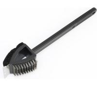 Divchi 3-In-1 Bbq Grill Cleaning Brush Heavy-Duty Long Handle Grates Cleaner With Scraper & Scrub Pad For Gas, Charcoal & Smoker Grills