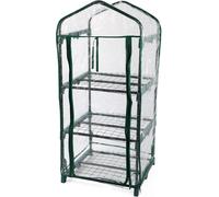 Divchi 3 Tier Greenhouse For Indoor & Outdoor Use Durable Steel Frame Clear Pvc Cover Ideal For Growing Vegetables Flowers