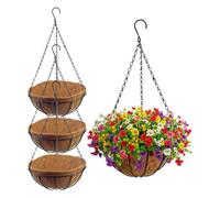 Divchi 35Cm Hanging Basket & Coco Liner (4 Pack)