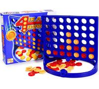 Divchi 4 In A Line Game - Christmas Four In A Row Line Up 4 Gaming Fun Set - Classic Fun Family Games For Kids Children