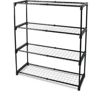 Divchi 4-Tier Garden Storage Shelves Shelving Unit Greenhouse Shelf Shed Rack Plant Racks Garage Racking Green House Staging