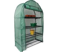 Divchi 4 Tier Wide Greenhouse With Frame And Cover Bigger Than Small Greenhouse For The Garden Roll Up Zip Panel Door For Outdoors