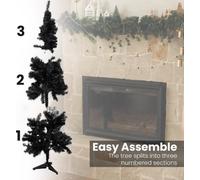 Divchi 4Ft Premium Christmas Tree 130 Branch Xmas Trees Artificial Christmas Tree Pine Tree With Plastic Stand Realistic Branches