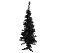 DIVCHI 4ft Premium Christmas Tree 130 Branch Xmas Trees Artificial Christmas Tree Pine Tree With Plastic Stand Realistic Branches Christmas Tree For Indoor And Outdoor (Black)