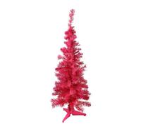 DIVCHI 4ft Premium Christmas Tree 130 Branch Xmas Trees Artificial Christmas Tree Pine Tree With Plastic Stand Realistic Branches Christmas Tree For Indoor And Outdoor (Pink)
