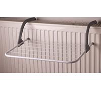 DIVCHI 5 Bar Radiator Airer Over Radiator Folding Hanging Clothes Drying Rack Non-Slip & Durable Stainless Steel Towel Holder Dryer Rail