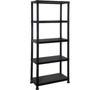 Divchi 5 Tier Storage Shelving Unit Heavy Duty Shelf Rack For Home Garage Office Utility Room Shelf Rack Black