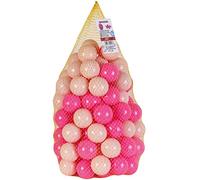 DIVCHI 500 PCS Soft Plastic Mini Play Balls Pink/Baby Pink Colors - Crush Proof, No Sharp Edges, Non Toxic, Phthalate & BPA Free - Use in Baby or Toddler Ball Pit (Pink/Baby Pink, 500PCS)