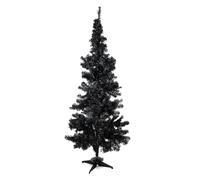 DIVCHI 6ft Premium Christmas Tree 355 Branch Xmas Trees Artificial Christmas Tree Pine Tree With Metal Stand Realistic Branches Christmas Tree For Indoor And Outdoor (Black)