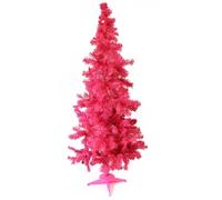 DIVCHI 6ft Premium Christmas Tree 355 Branch Xmas Trees Artificial Christmas Tree Pine Tree With Metal Stand Realistic Branches Christmas Tree For Indoor And Outdoor (Pink)