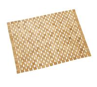 DIVCHI Bamboo Bath Mat Luxury Roll Up Shower Bath Mats with Anti-Slip Rubber Feet Environment Friendly Foldable Rectangular Wooden Multipurpose Duck Board for Bathroom Kitchen & Spa