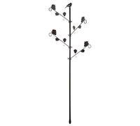 DIVCHI Bird Feeder Hanging Station Pole Birds Feeding Station Metal Stand for Small Birds Garden Decorations (Only Station, Feeder Not Included)