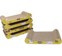 Divchi Cat Scratching Board 5 Pcs Cat Scratching Pad With Catnip Cats Scratchers Pet Cardboard Bed For Kitty
