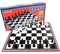 Divchi Chess Board Set Game -Travel Chess Piece Set With Chess Folding/portable Storage Board-Traditional Strategy Game For Kids