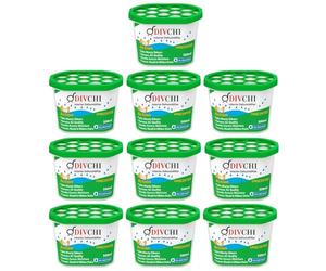 DIVCHI Dehumidifier Disposable Moisture Absorber Tubs 500ml (Pack of 10) | Damp Traps for Home, Wardrobe, Bathroom, Caravan & Kitchen | Condensation & Mould Remover