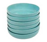 DIVCHI Dinner Bowl Set Lightweight & Stylish Tableware Bowls for Serving Cereal Soup Pasta Salads & Snacks -Dishwasher & Microwave Safe (Light Blue)